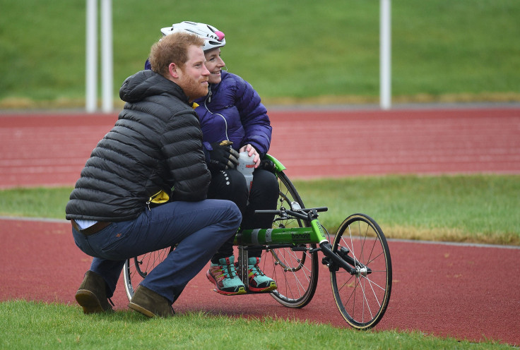 Prince Harry Helps Fallen Woman