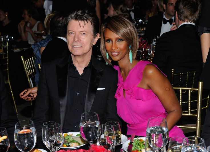 David Bowie and his wife