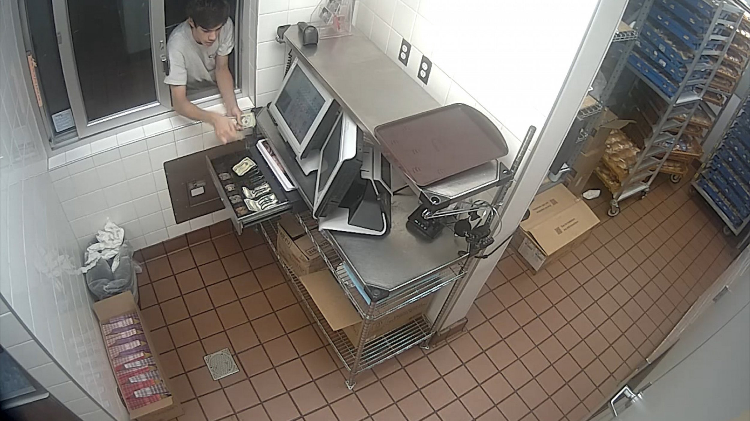 Man Caught On CCTV Cleaning Out Register At McDonalds Drive-Thru In Arizona