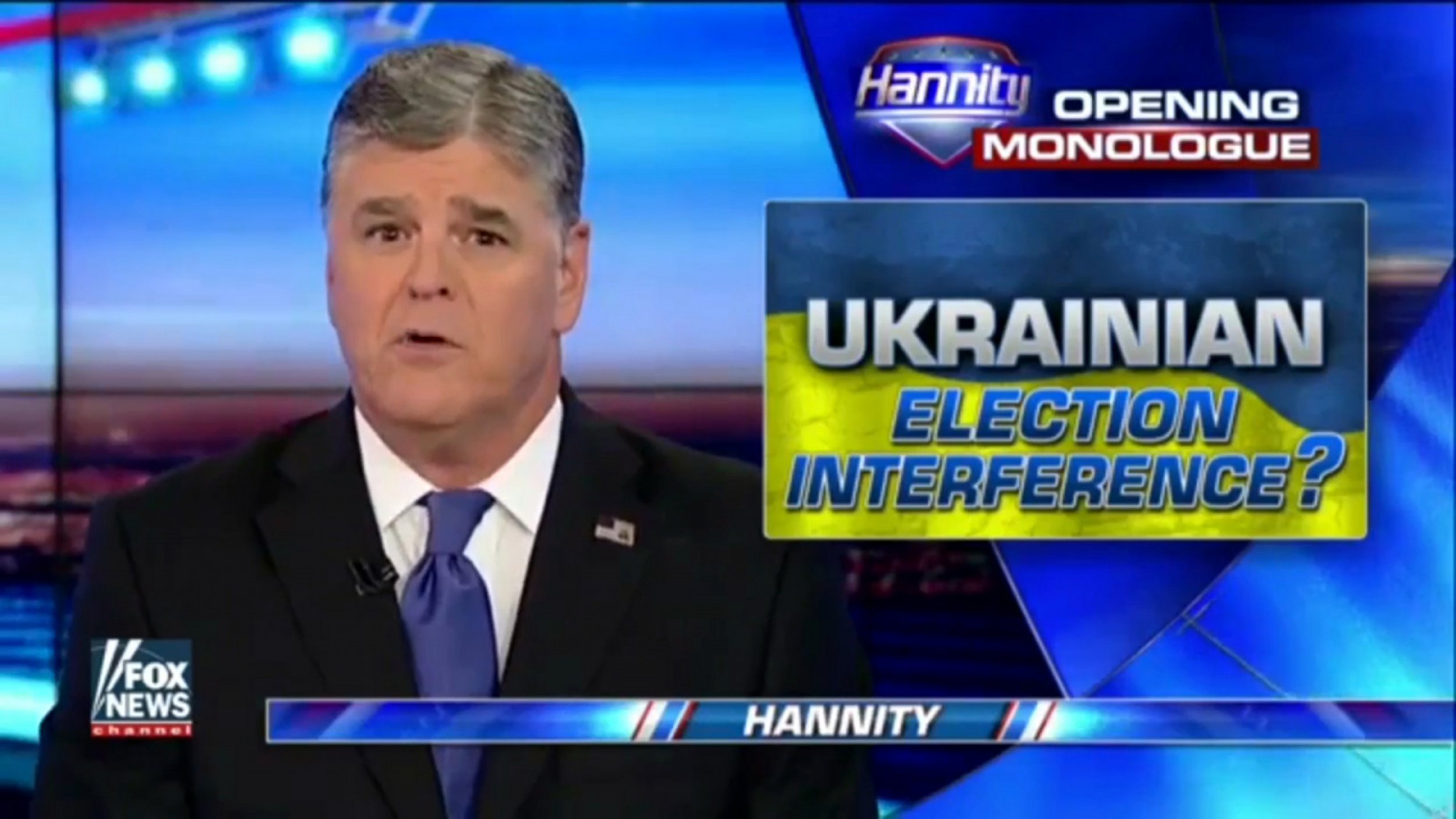 Sean Hannity Claims Ukraine Colluded With Hillary Clinton To Influence 2016 Election