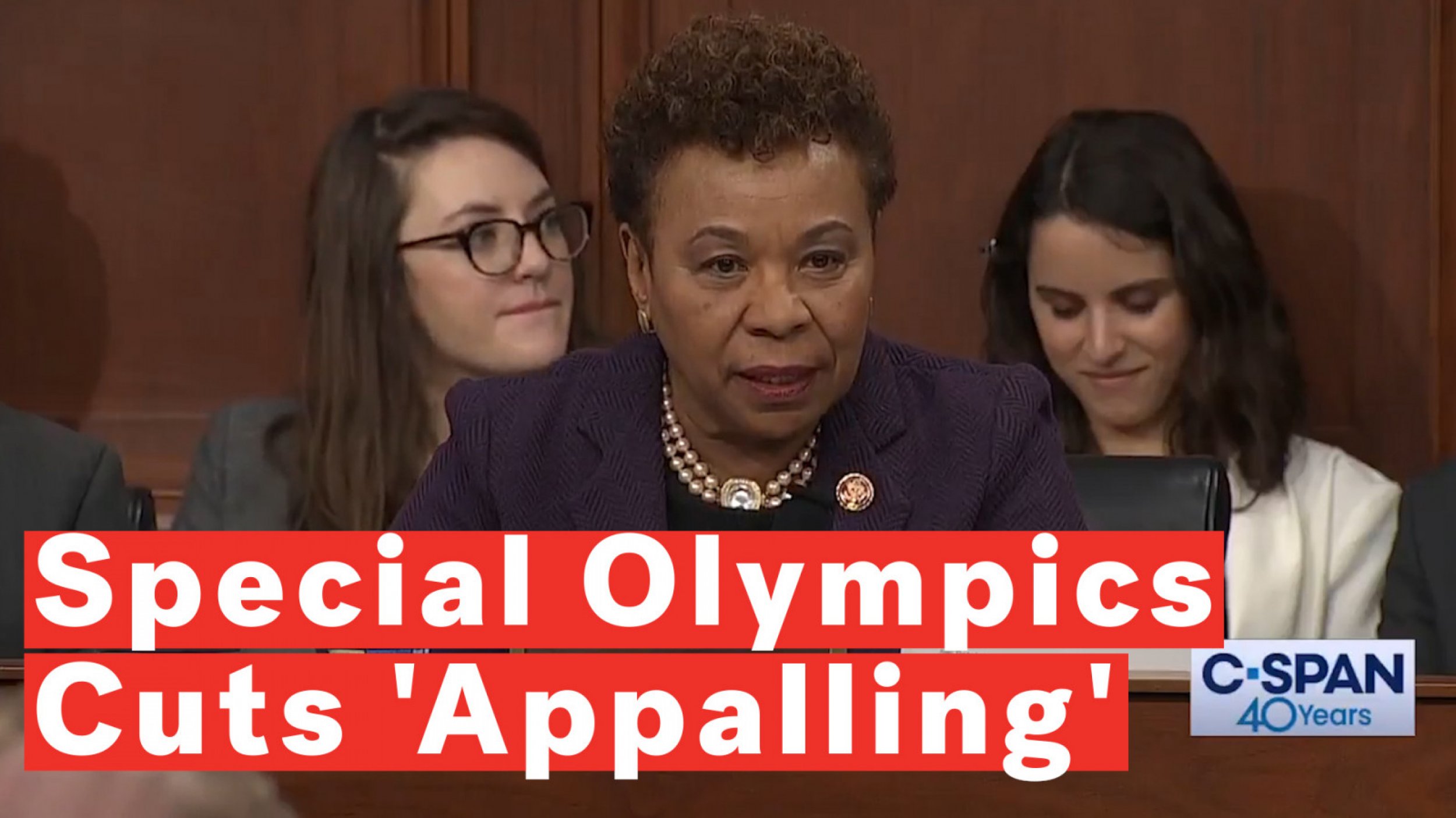 Rep. Barbara Lee Calls Out Betsy DeVos On Special Olympics Cuts Its Appalling