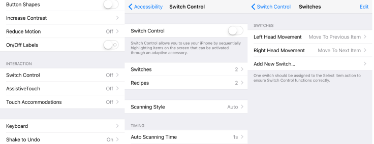 Apple Switch Control