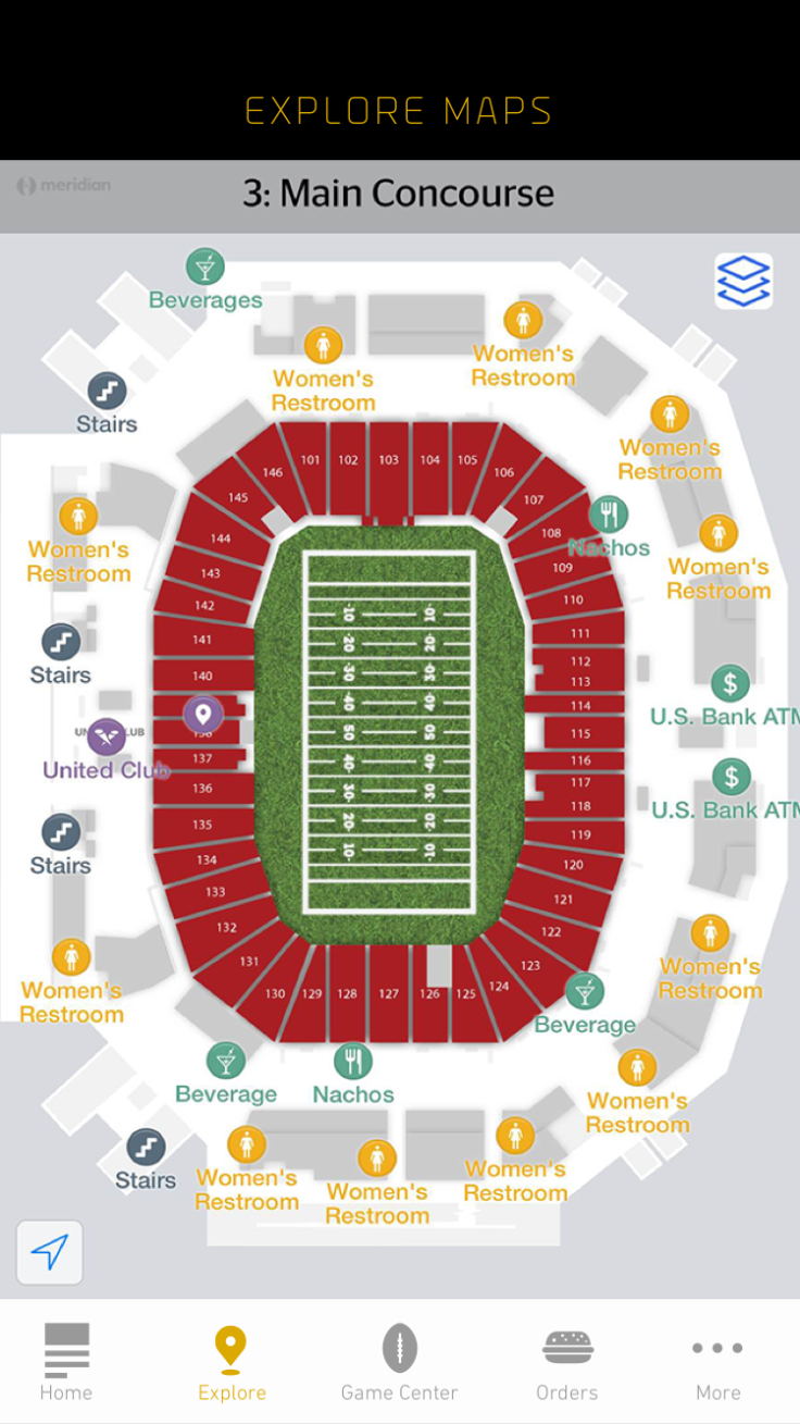 SB50 StadiumApp - Explore Maps - iPhone 6@2x