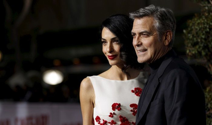 George Clooney and his wife Amal 