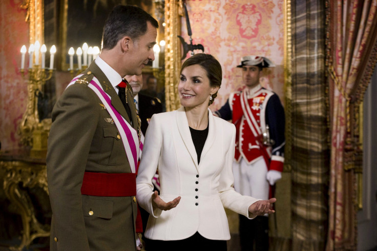 Spain's King Felipe VI and his wife Queen Letizia 