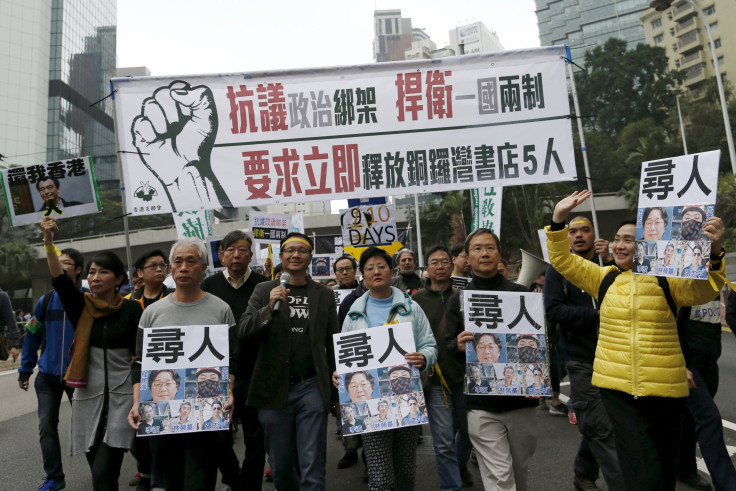Hong Kong missing booksellers China statement police