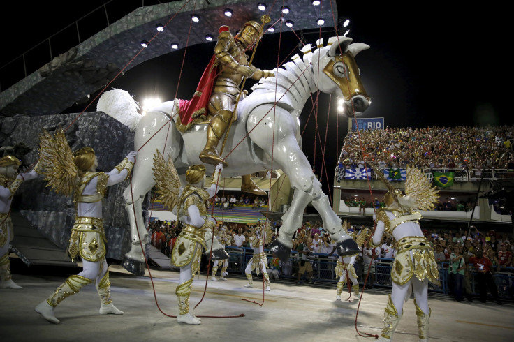 Performers at the 2016 Brazil Carnival. 