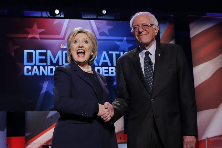 Hillary Clinton and Bernie Sanders