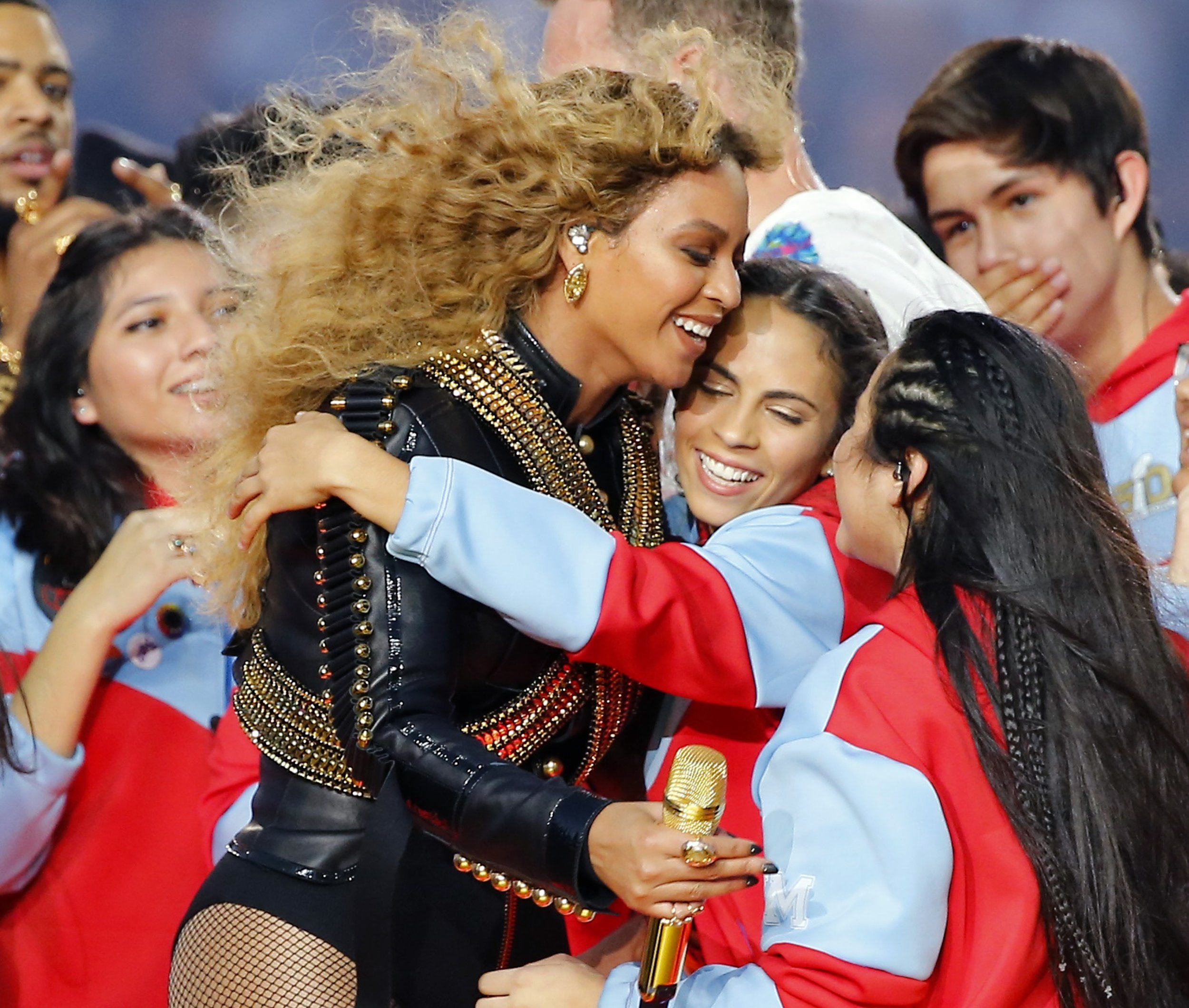 Beyoncé and Bruno Mars join Coldplay for the Super Bowl 50