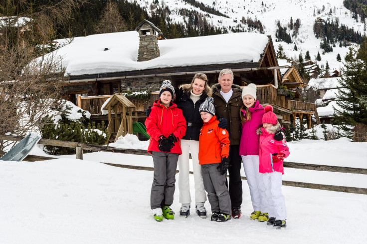 Belgian royals on their annual Verbier holiday