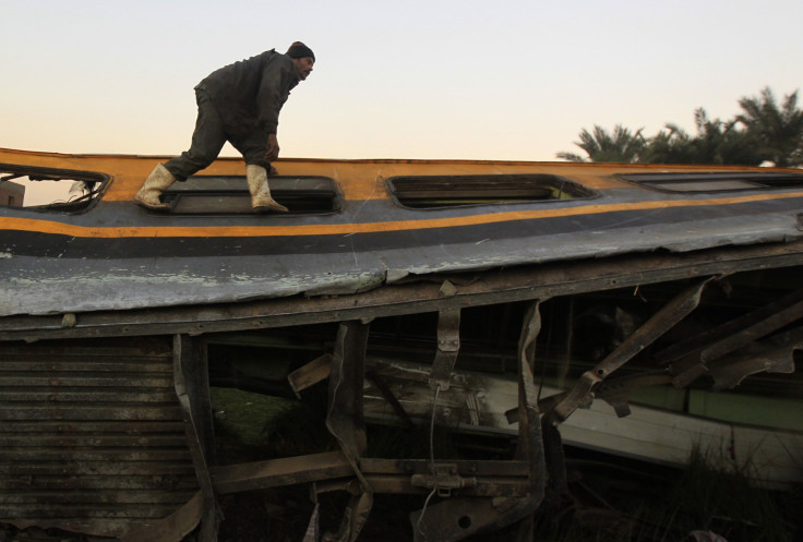 Egypt train crash injured