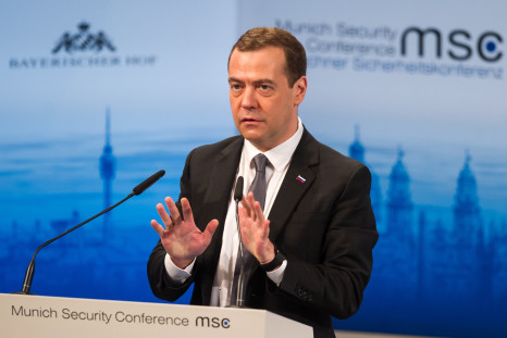 Russia Prime Minister Dmitry Medvedev NATO