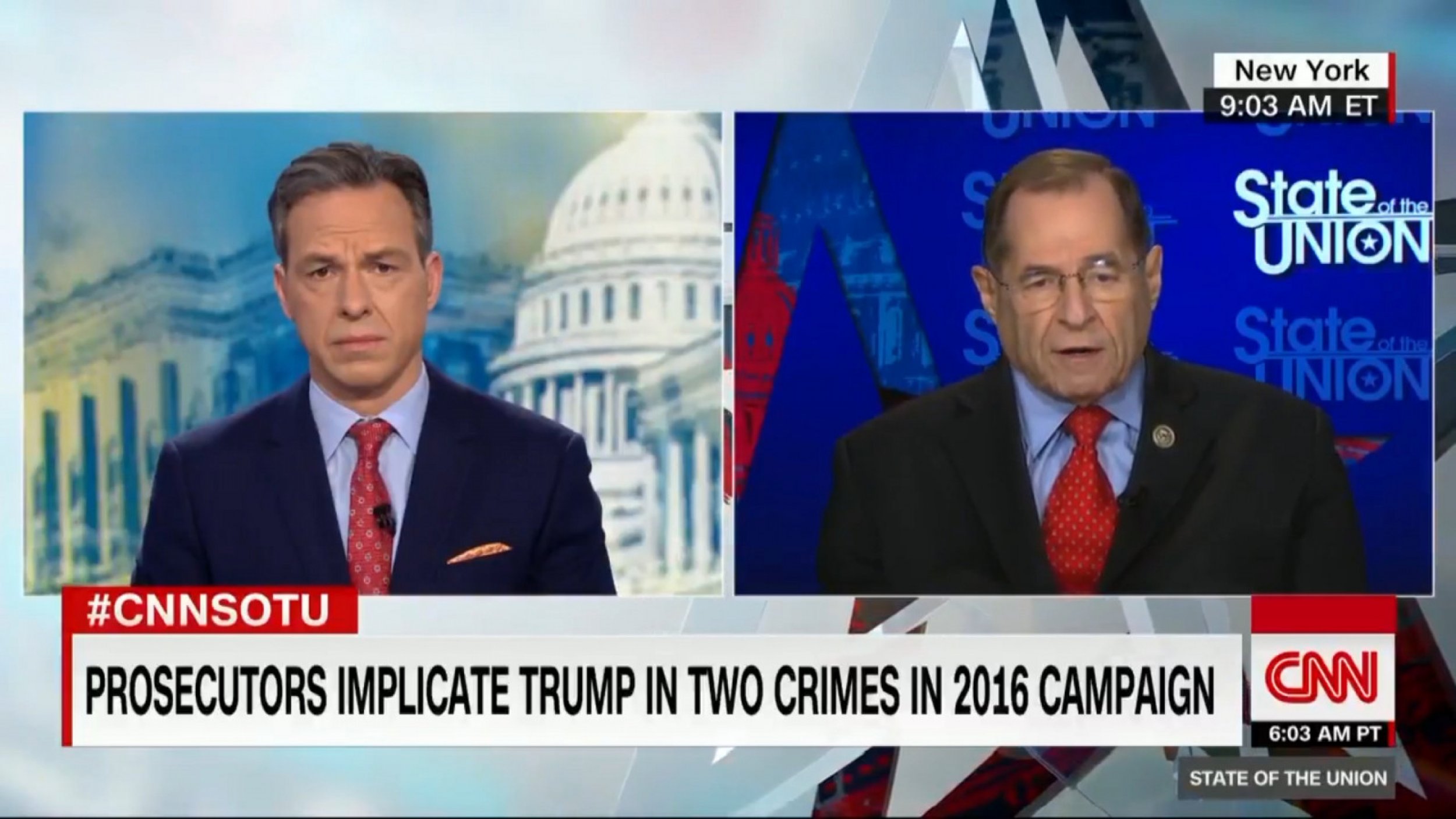 Jerry Nadler On Trump He Was at the Center of a Massive Fraud