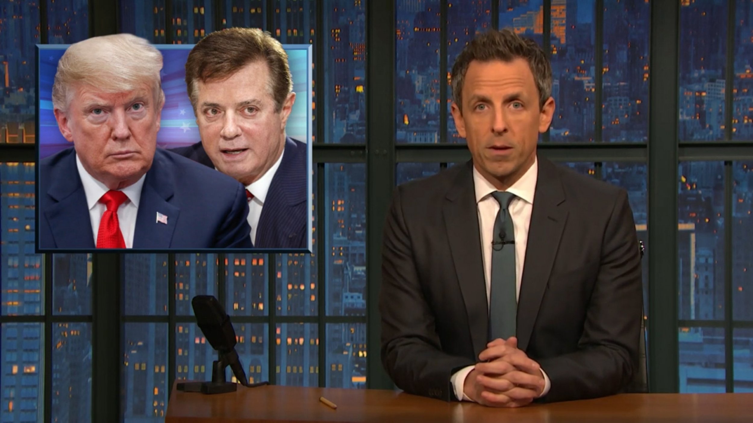 Seth Meyers Mocks Trumps Anti-Flipping Stance If He Was Arrested