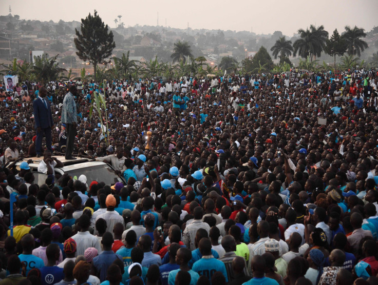 Kizza Besigye election rally