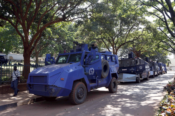 Uganda police riot-control