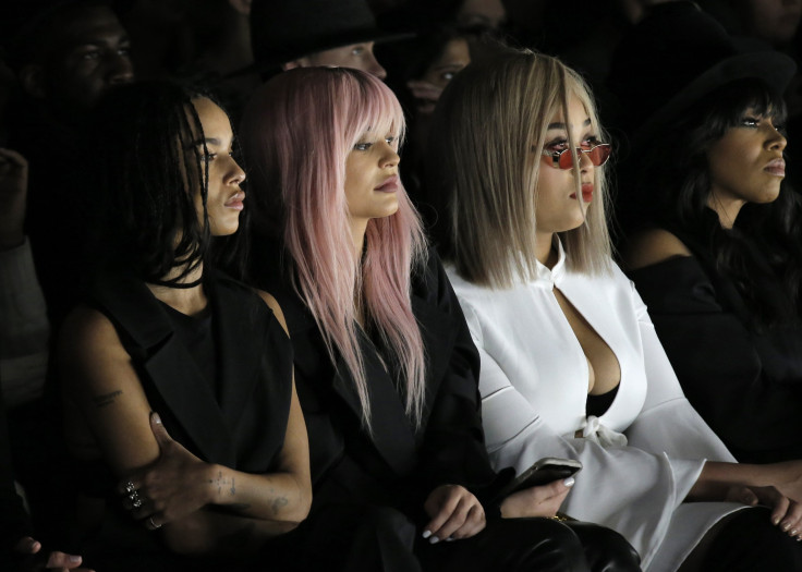 Actress Zoe Kravitz, television personality Kylie Jenner, Jordyn Woods and stylist June Ambrose 