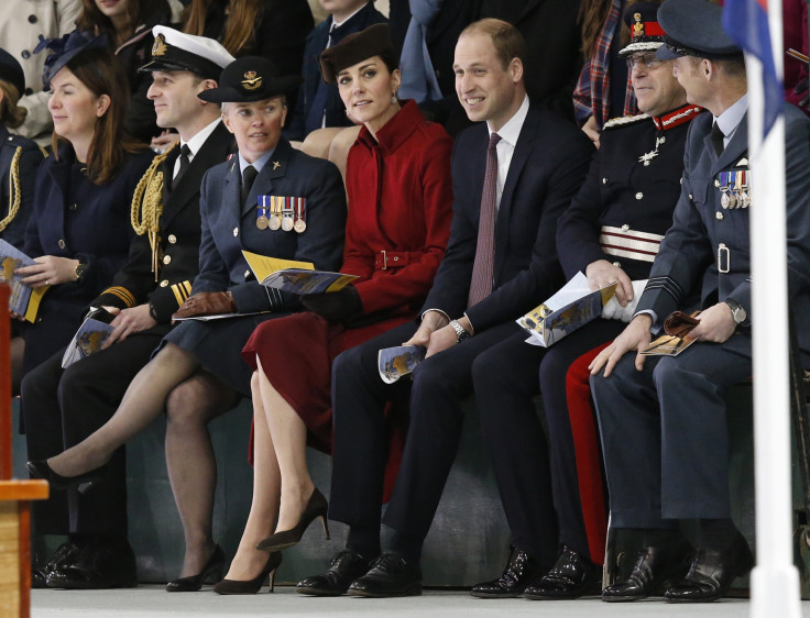 Britain's Prince William and his wife Catherine, Duchess of Cambridge