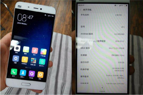 Xiaomi Mi 5 Leaked