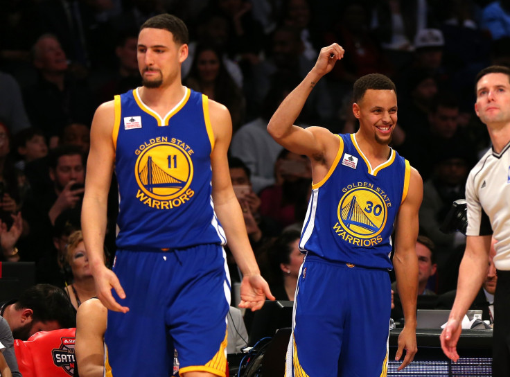 klay thompson steph curry 2016