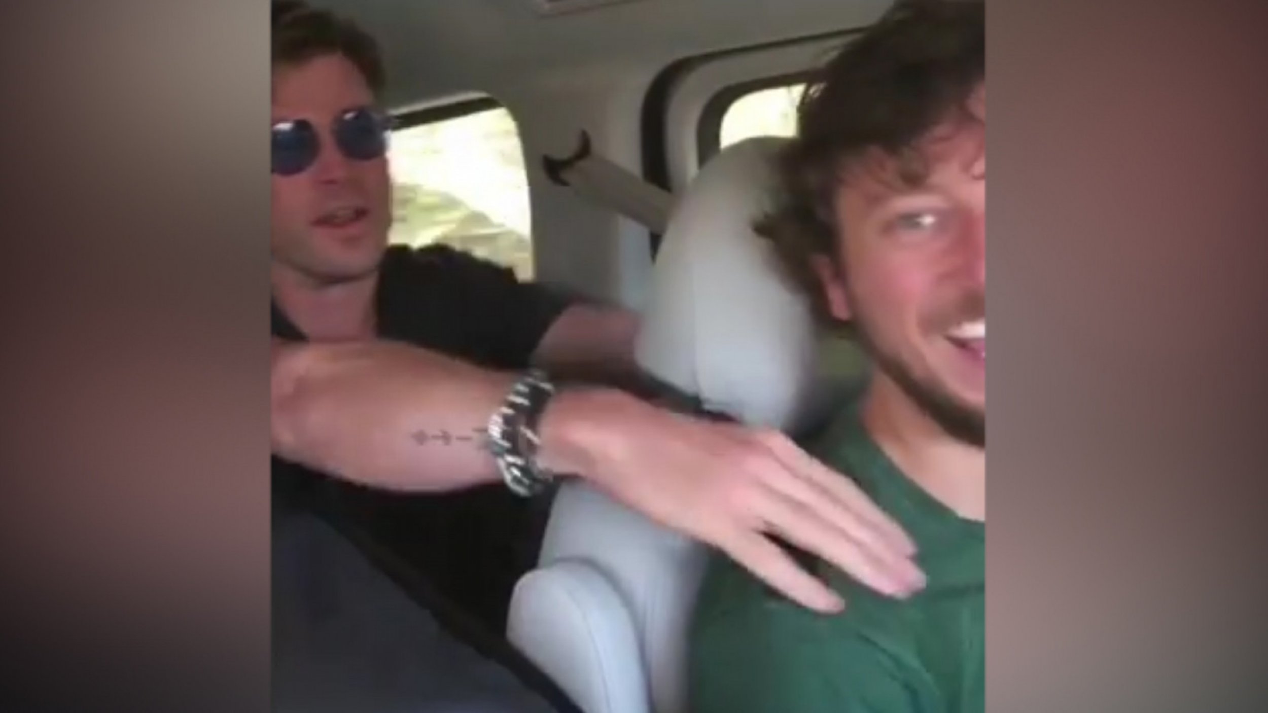Chris Hemsworth Picks Up Hitchhiker, Takes Him On Helicopter Ride