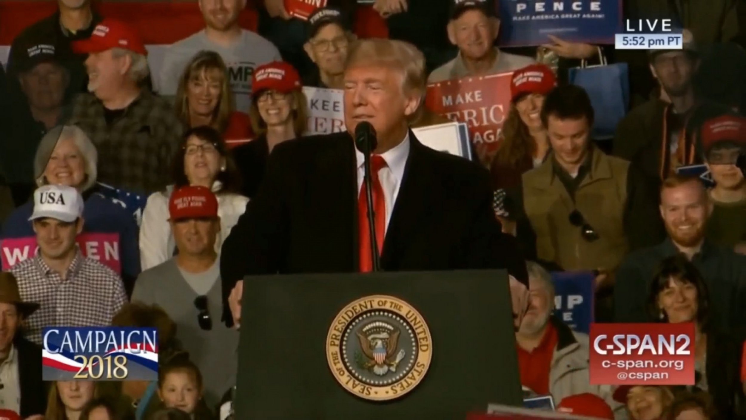 I Finally Heard It From A Woman Trump Responds To I Love You From Montana Crowd