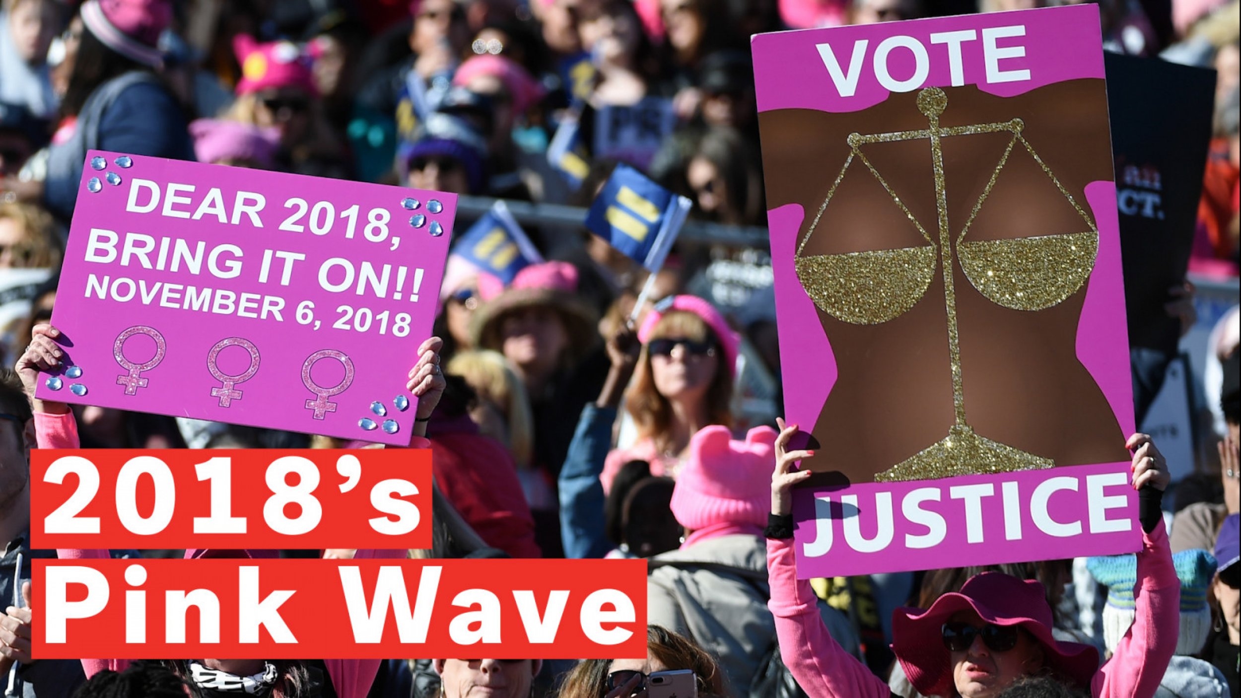 The Pink Wave Record Number Of Women Battling At The Midterms