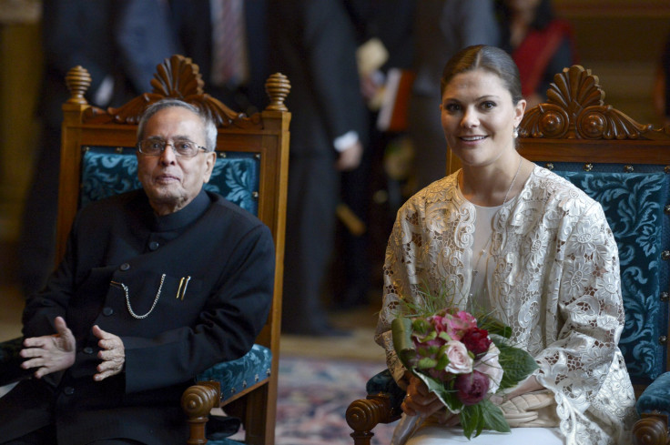 Crown Princess Victoria with the Indian President