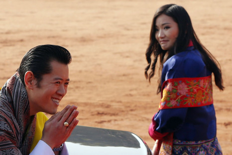 Bhutan's King Jigme Khesar Namgyel Wangchuck and Queen Jetsun Pema