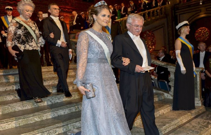 Princess Madeleine and chemistry laureate Paul Modrich 