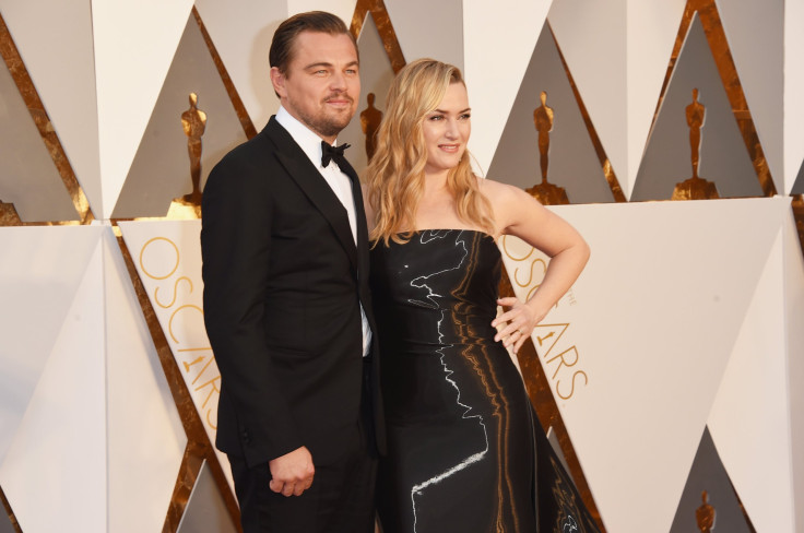 2016 Oscars Leonardo DiCaprio and Kate Winslet 