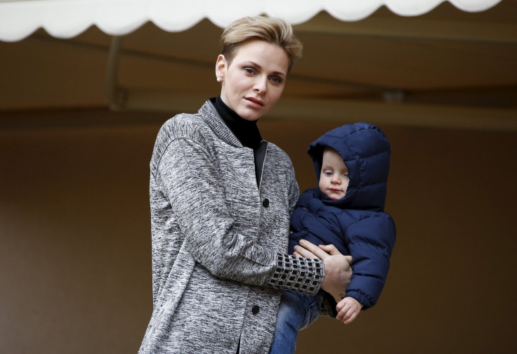 Princess Charlene of Monaco and her son Prince Jacques