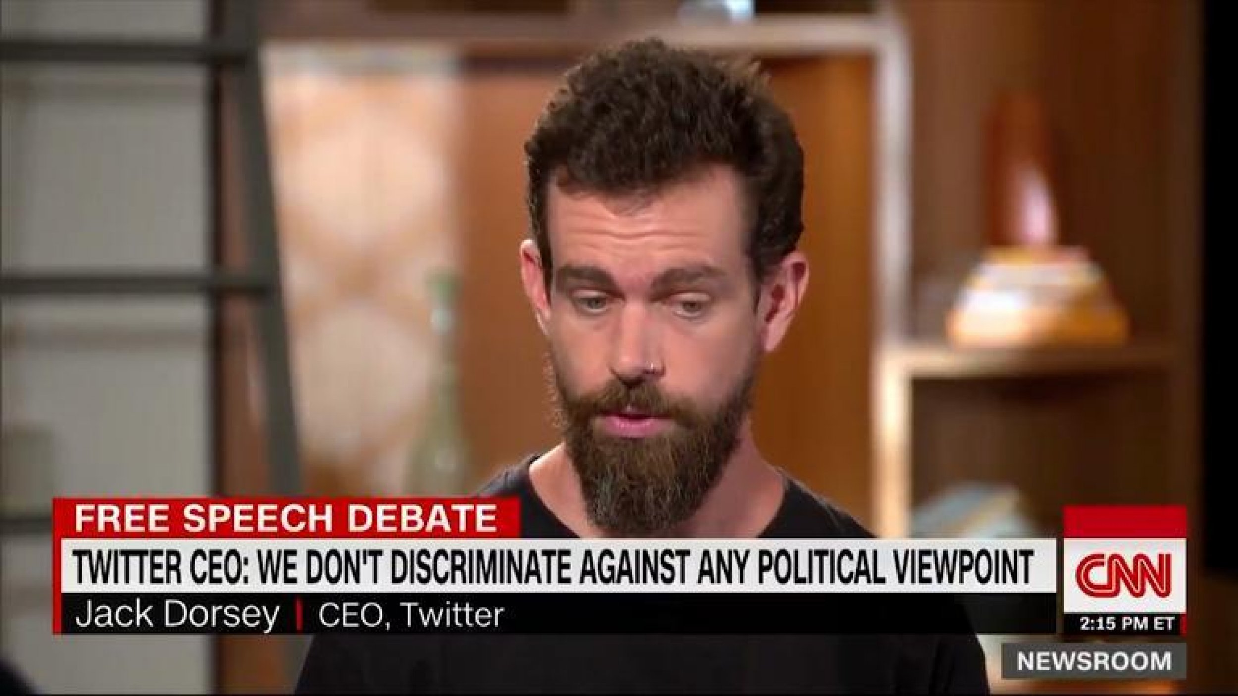 Twitter CEO Admits Company Is Left-Leaning But Does Not Censor Based On Politics