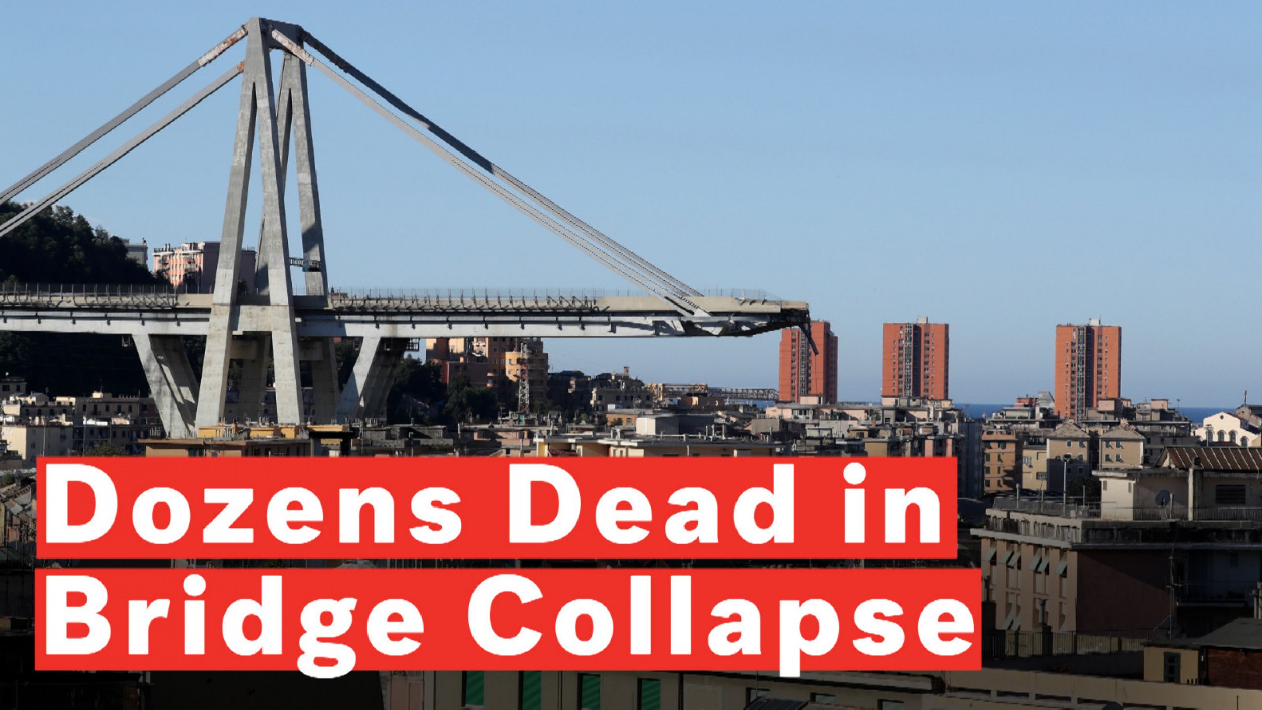 Genoa Bridge Collapse Dozens Dead As Desperate Search For Survivors Goes On
