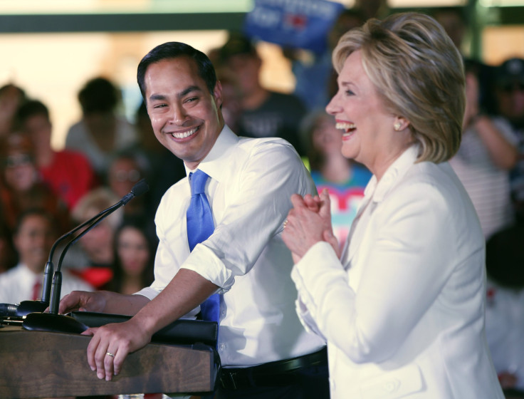 hillary clinton and julian castro