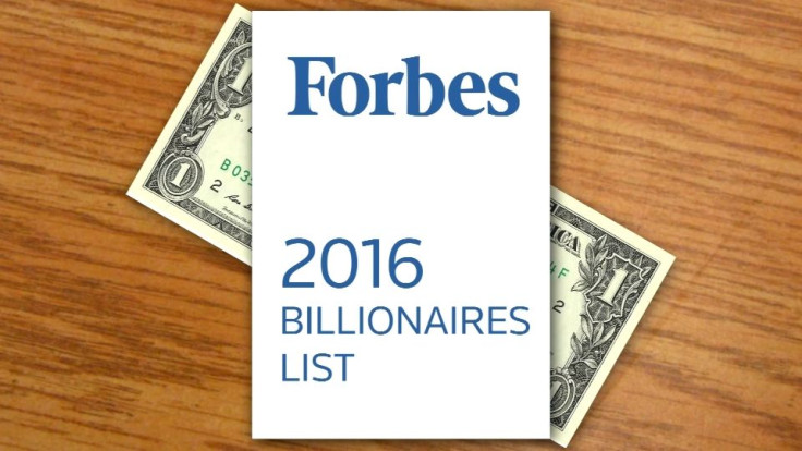Forbes 2016 Billionaires List
