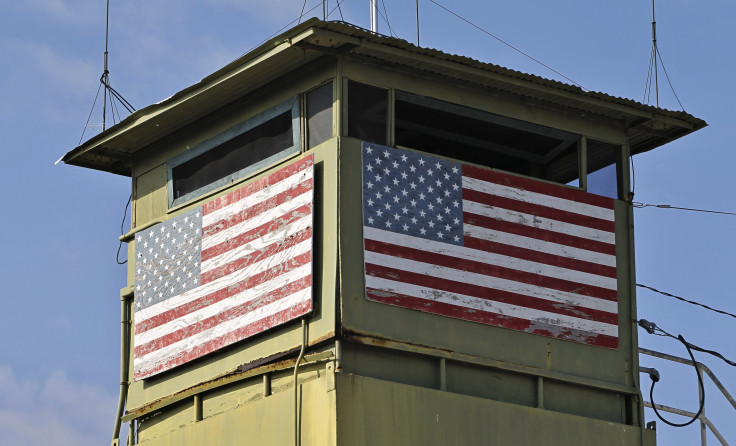 A guard tower at Guantanamo Bay, Cuba. 