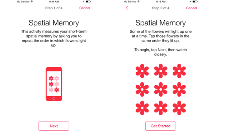 mPower Memory Test