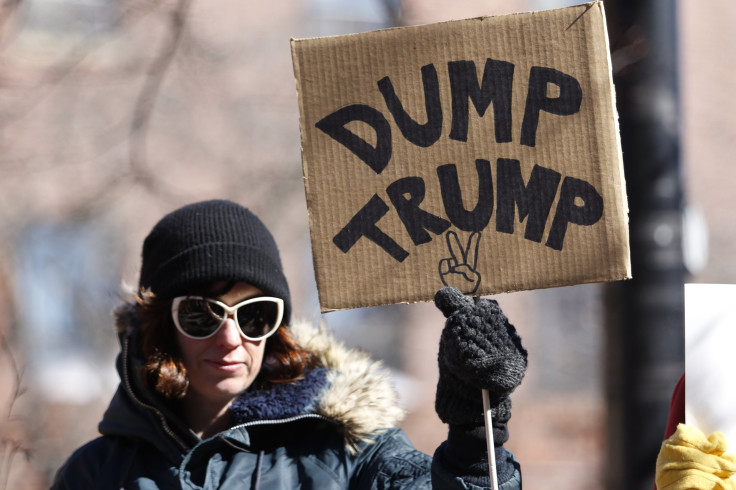 trump protester