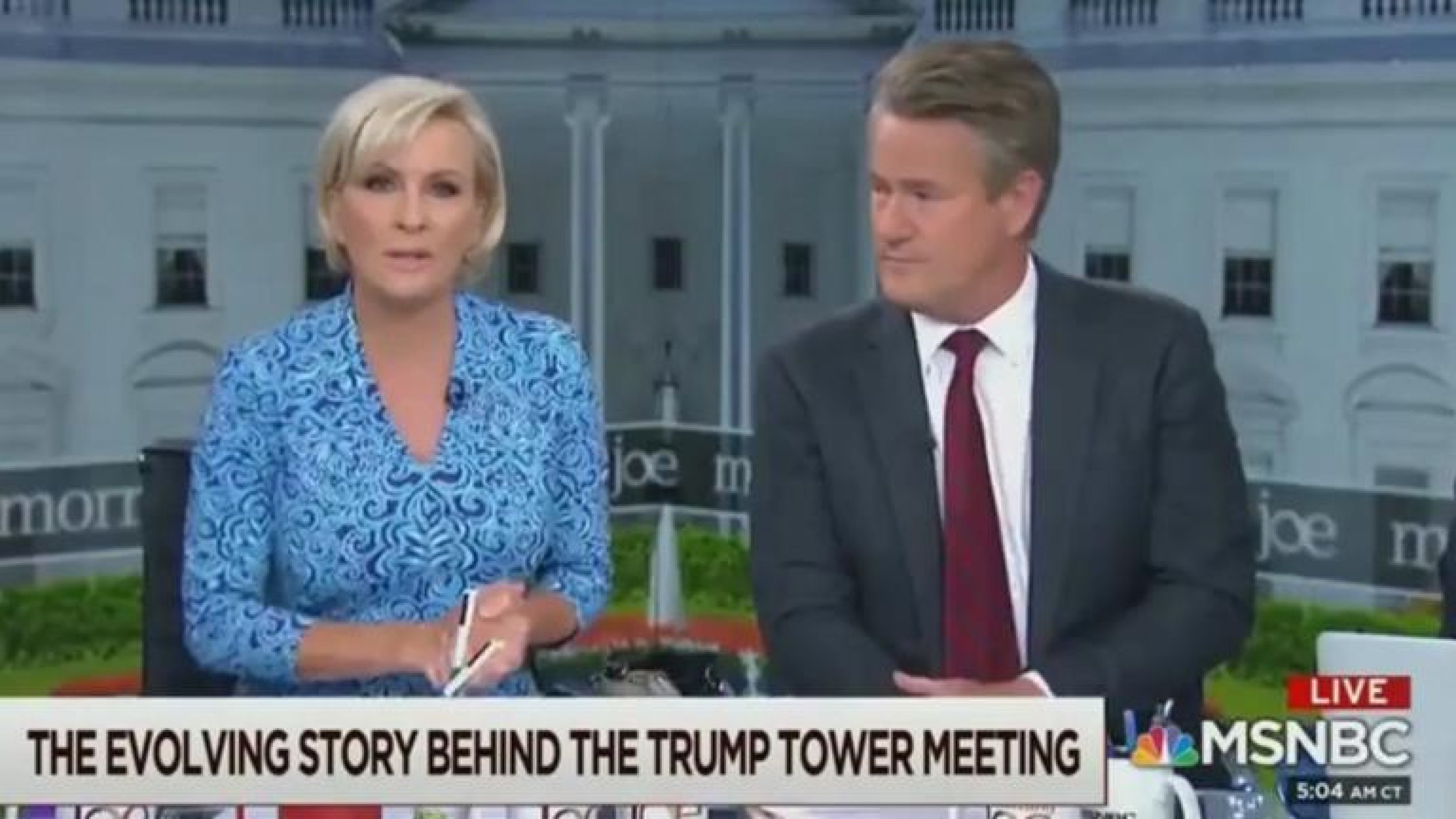 Morning Joe Hosts Mock Giluani For Recent Conflicting Claims On Russian Collusion