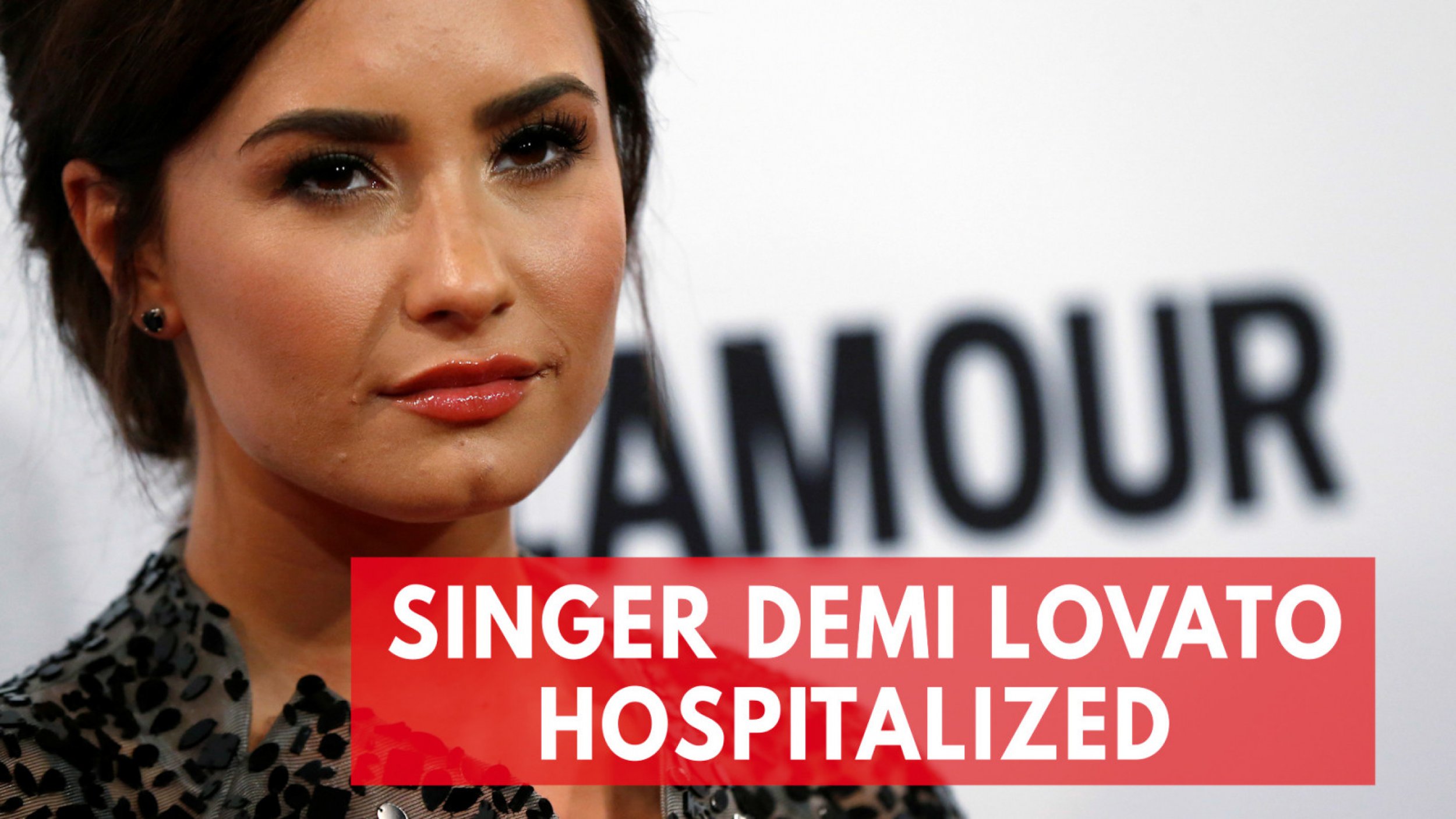 Demi Lovato Hospitalized After Apparent Drug Overdose
