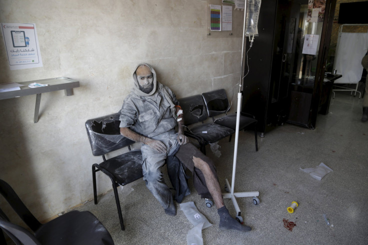 idlib hospital patient