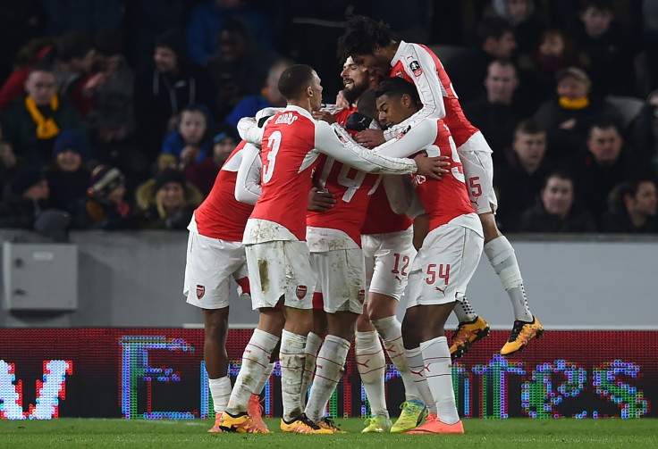 arsenal celebrate