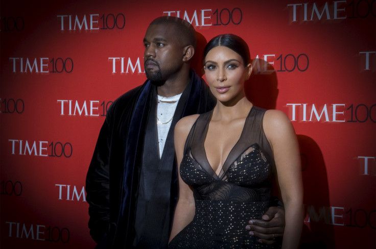 Kanye West and Kim Kardashian