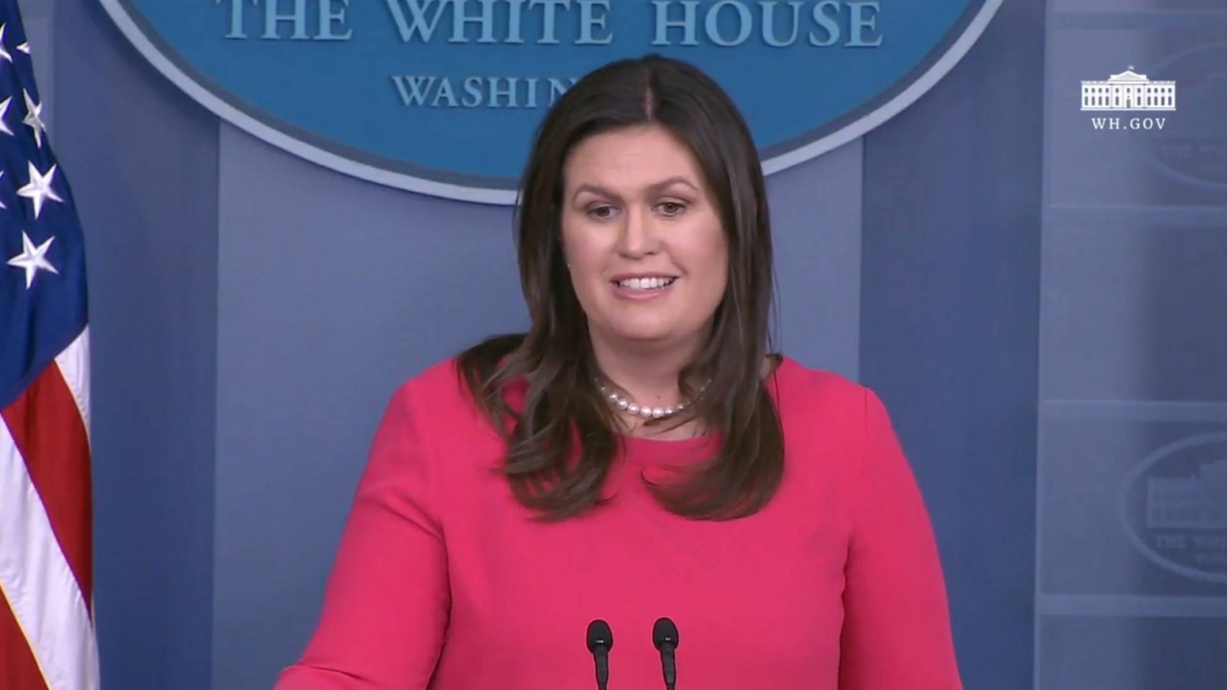 Sarah Sanders Insists Trump Didnt Say No About Russia Meddling