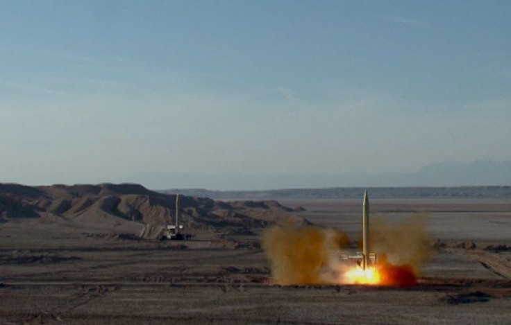 A ballistic missile is launched from inside Iran. 