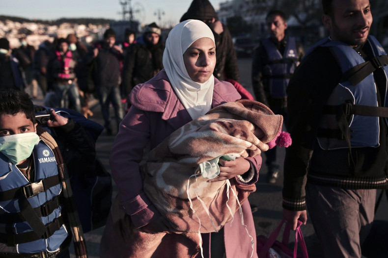 pregnant refugee