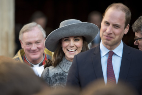 Britain's Prince William and Catherine