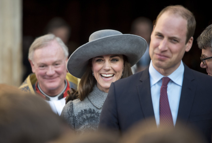 Britain's Prince William and Catherine