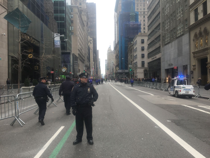 NYPD Officer, 57th Street and Fifth Avenue, March 19, 2016